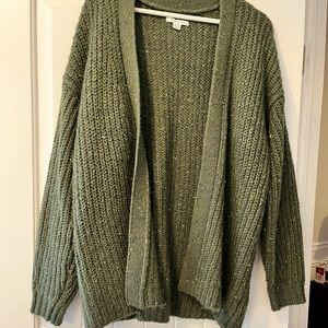 American Eagle green cardigan